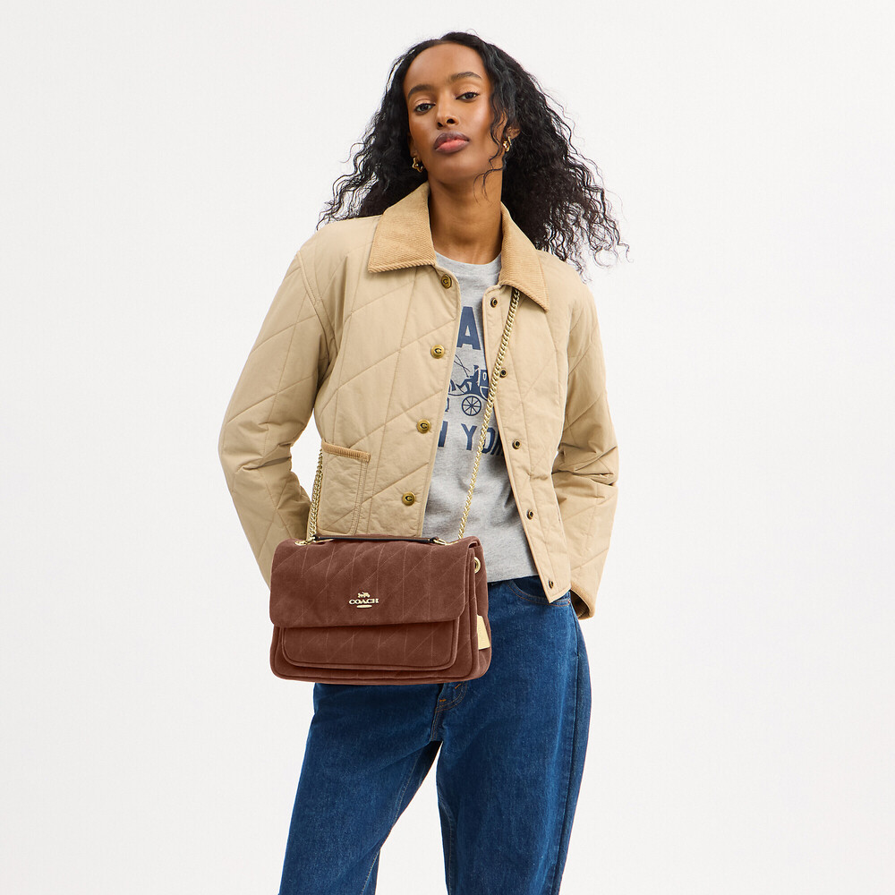 Coach Outlet Elodie Crossbody Bag With Quilting - Picture 3 of 8
